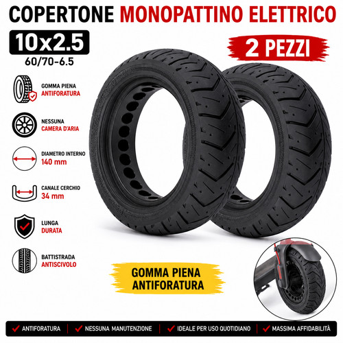 Coppia copertone monopattino - coppia,