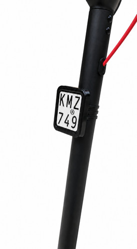 Porta targa universale per - targa,